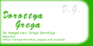 dorottya grega business card